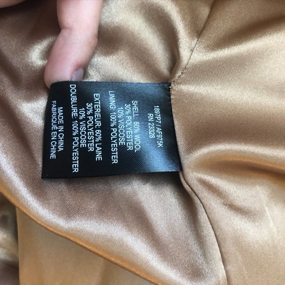 KRISTEN BLAKE Camel Wool Walking Coat - Picture 10 of 11